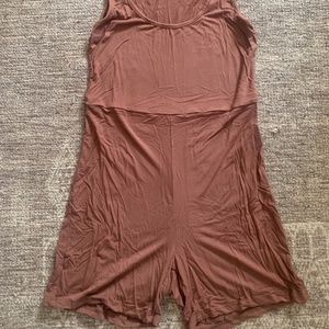 SHEIN Brown Short Romper